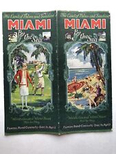 1927 Miami By the Sea Travel Brochure w/ Color Pages picture