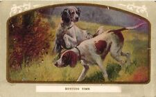 Vintage Postcard- Two Pointers Hunting UnPost 1910 picture