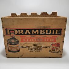 Prince Charles Edwards Liqueur DRAMBUIE Scotland 1969 Wood Crate Cleveland OH picture