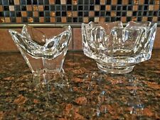 2 Orrefors Crystal Candy Dish or bowls Signed/numbered picture