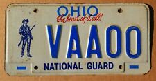 1990s Ohio National Guard SAMPLE License Plate; Heart of it All; VAA00 picture