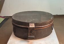 #6 EARLY UNUSUAL OVAL TINWARE MINERS RR LUNCH PAIL PA COAL MINES  3 PCS 4”TALL picture