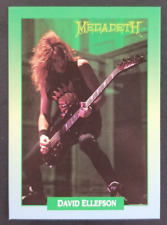 David Ellefson Megadeth 1991 Music Rock Band Brockum Rock Star Card #43 (NM) picture