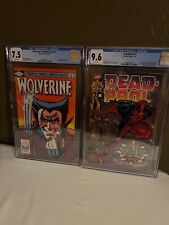 Wolverine #1 CGC 7.5 Deadpool CGC 9.6; 1st appearances; Key issues; Noice deal picture