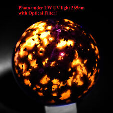 43mm Yooperlite Sphere Glowing under UV Syenite Sodalite Mineral Ball - China picture