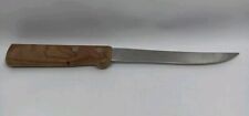 Vintage Craftsman Fish Fillet Knife 2 Rivet Wood Handle 6