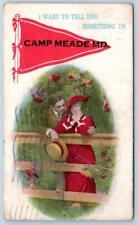 1917 WWI I WANT TO TELL YOU SOMETHING IN CAMP FT. MEADE MARYLAND*WILLIAM J LUTZ picture