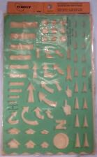 Timely Pickett Berol Timesaver Drafting Stencil Pointer Arrow & Bracket T-66 NOS picture