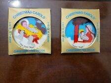Vintage 1983 Trim A Tree Set Of 2 Baby Jesus Mary, Christmas Ornaments picture