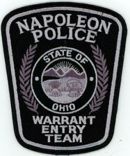 OHIO OH NAPOLEON POLICE WARRANT ENTRY TEAM NICE SHOULDER PATCH SHERIFF picture
