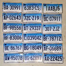 Bulk Lot ~ 18 CONNECTICUT LICENSE PLATES 🔥FREE SHIPPING🔥 CRAFT GRADE & BETTER  picture