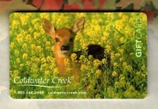 COLDWATER CREEK Deer in Field of Yellow Flowers ( 2007 ) Gift Card ( $0 ) picture