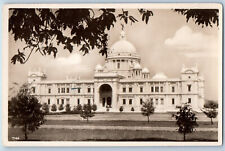 Calcutta India Postcard Victoria Memorial c1930's Unposted Vintage RPPC Photo picture