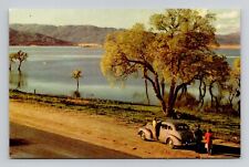 Postcard Henshaw Lake San Diego California CA, Union Oil Vintage Chrome F8 picture