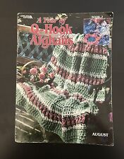 A Year Of Q Hook Afghans Book Leisure Arts Books Vintage Decorate 26 Pages 1998 picture