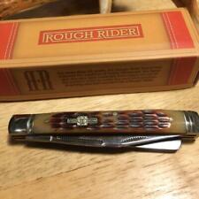 Rough Rider Brown Jigged Bone Doctors Knife 3 3/4