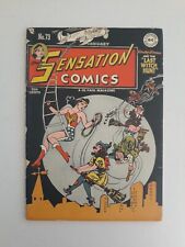 Sensation Comics 73 DC Golden Age Wonder Woman 1948, Rare, Witch Hunt  picture