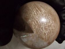 Moonstone Sphere Beautiful Golden Flash Natural Healing Crystal  picture