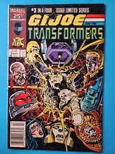 G. I. Joe and the Transformers #3. 1987.  Very Nice Copy picture