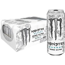 Monster Energy Zero Ultra Sugar Energy Drink, 16oz - Pack of 24 picture