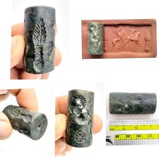 Antique jade   old king  Stone near Eastern intaglio seal stone stamp Bead picture