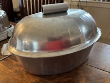 Vintage Household Institute Aluminum Oval Dutch Oven/Roaster15.5x9.5 picture