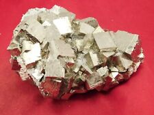 BIG AAA PYRITE Crystal CUBE Cluster with Quartz From Peru 1223gr picture