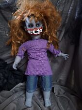 OOAK Creepy Doll, 18 In Tall, Handmade, Halloween Prop picture
