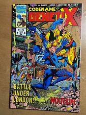 Codename: Genetix #1 of 4 NM 9.2 Marvel UK Comics Wolverine 1993 $1.75 cover picture