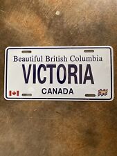 “VICTORIA” Beautiful British Columbia Canada BC Aluminum REPLICA Auto Plate picture