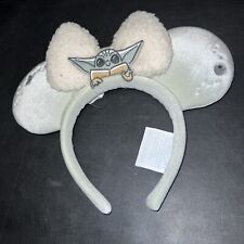 2024 Disney Parks Star Wars Grogu yoda Cozy Minnie Ears Headband NWT picture