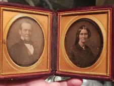 Pair of sixth plate McClees of Philadelphia daguerreotypes in nice repaired case picture