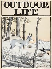 1912 Outdoor Life Magazine Cover Art NEW METAL SIGN: Edgar Church, Artist picture