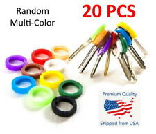 20x Key ID Caps Rubber Identifier Top Cover Keys Topper Ring Mixed Colors Marker picture