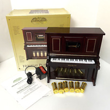 Vtg Mr. Christmas Gold Label Holiday Player Musical Piano 6 Cylinder MIB New picture