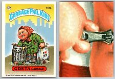 1986 Topps Garbage Pail Kids GPK Series 4 GRETA Garbage 141b Vintage Card NM picture