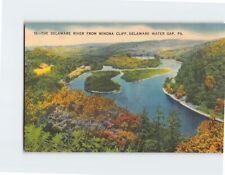 Postcard Delaware River from Winona Cliff Delaware Water Gap Pennsylvania USA picture
