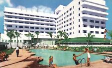 Postcard FL Miami Beach Florida San Souci Hotel Pool Chrome Vintage PC G662 picture