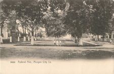 Federal Avenue Morgan City Louisiana LA c1905 Postcard picture