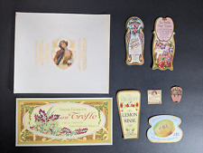 8 Original 1900s Antique French American Soap Beauty Labels Perfume Powder picture