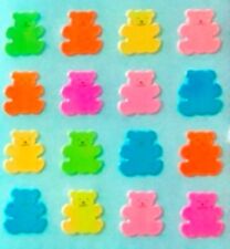 **RARE RARE RARE** PEARLY MICRO TEDDY BEARS BEAR Sandylion Stickers - 1 square picture