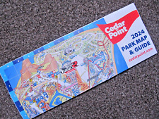 NEW ~ 2024 Cedar Point Amusement Park ~ Park Map / Guide Brochure with new TT2 picture