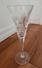 Waterford Crystal Glass Millenium Wheat Prosperity Toasting Champagne Flute Read picture