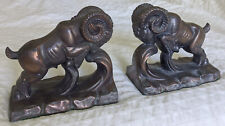 Art Deco Ram Sheep Bookends - Pair picture