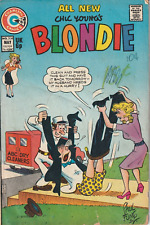 BLONDIE #208  STRIPING DAGWOOD COVER  CHARLTON  1974 picture