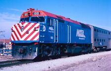 Lot of 20 Metra-Chicago commuter - Diesel roster 35mm slides picture