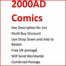 2000AD Prog 180 to 2009 Dredd . Real Comics. Not Digital. See List (mu) picture