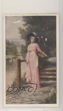 1916 Wills Actresses Tobacco Scissors Back Woman in Pink by Fence jn1 picture