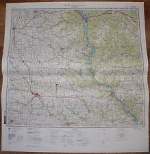 Authentic Soviet Army Military Topographic Map Waterloo Iowa State USA #21 picture