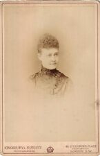 ROYAL Vintage Cabinet Card - Princess Frederica of Hanover 1848-1926 picture